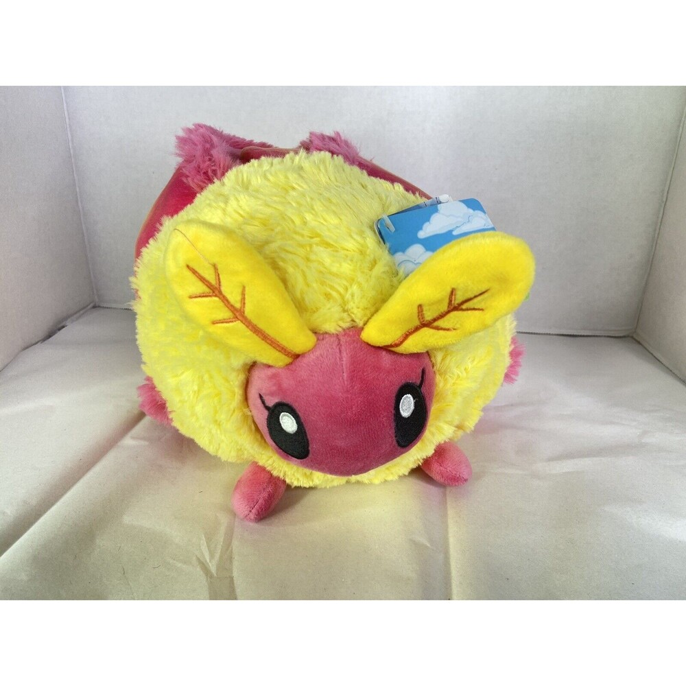 Squishable Rosy Maple Moth Open Project Stuffed Animal Plush Toy Pink Yellow NEW